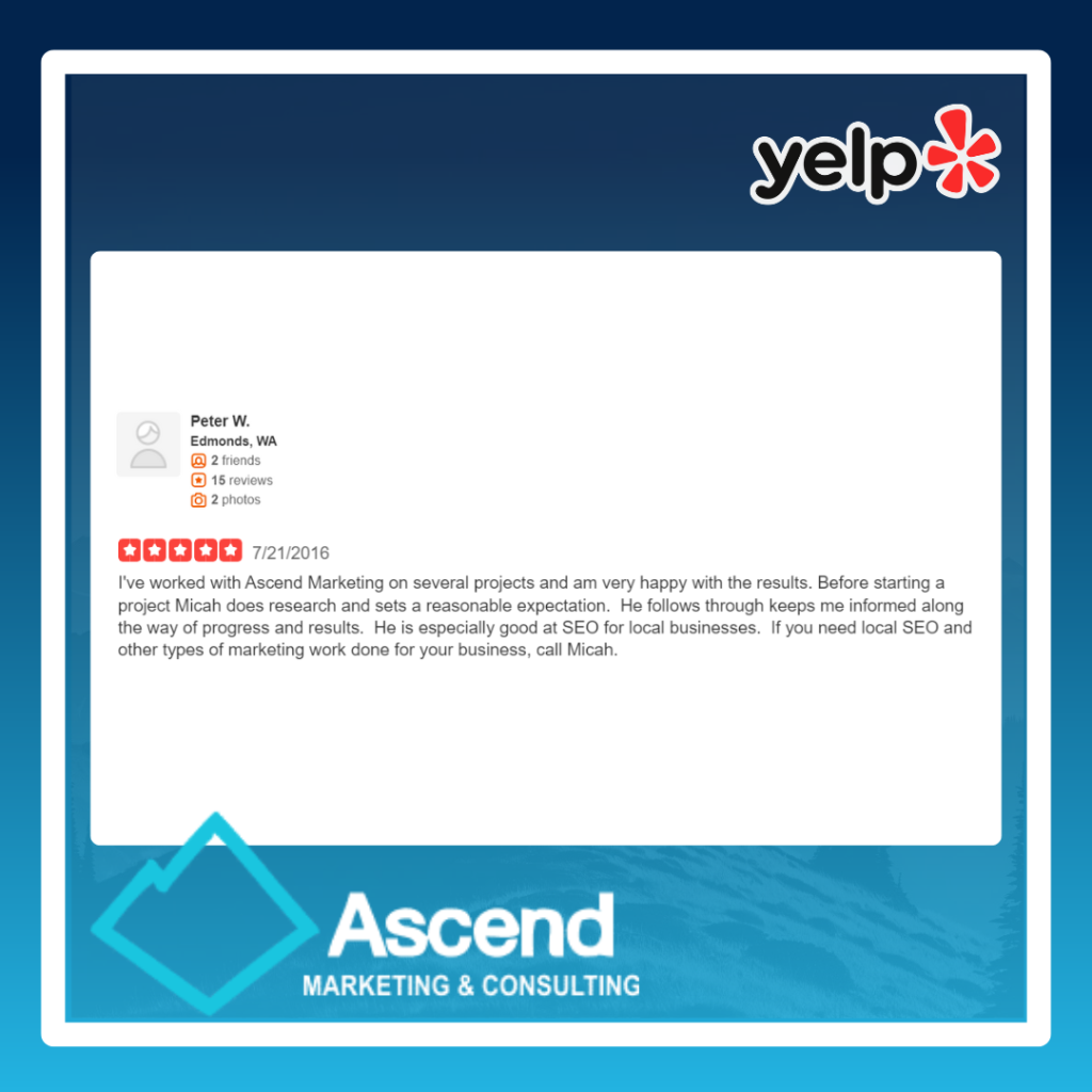 local SEO success stories Ascend Marketing