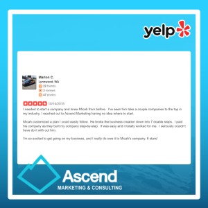 step by step business marketing Ascend