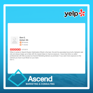 small business SEO success Ascend